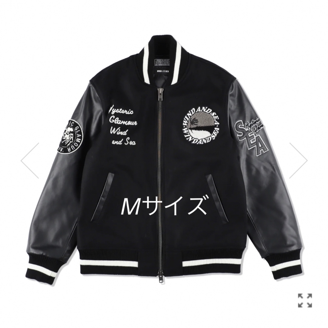 WIND AND SEA × HYSTERIC GLAMOUR】スタジャン - ジャケット/アウター WIND AND SEA × HYSTERIC GLAMOUR】スタジャン - ジャケット/アウター
