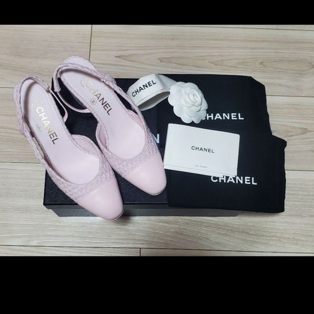 CHANEL - CHANEL ツイード スリングバックシューズの通販 by CHANEL - CHANEL ツイード スリングバックシューズの通販 by