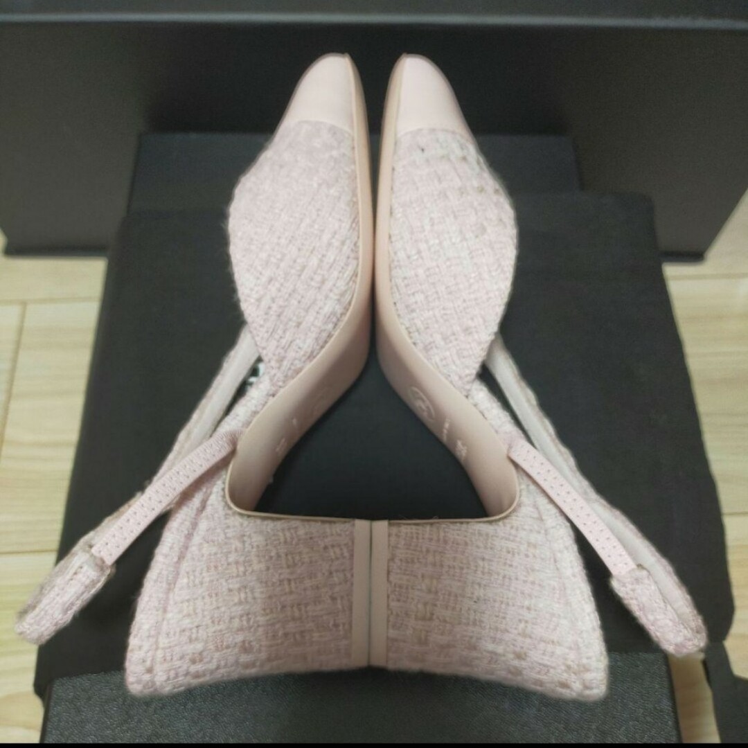 CHANEL - CHANEL ツイード スリングバックシューズの通販 by CHANEL - CHANEL ツイード スリングバックシューズの通販 by