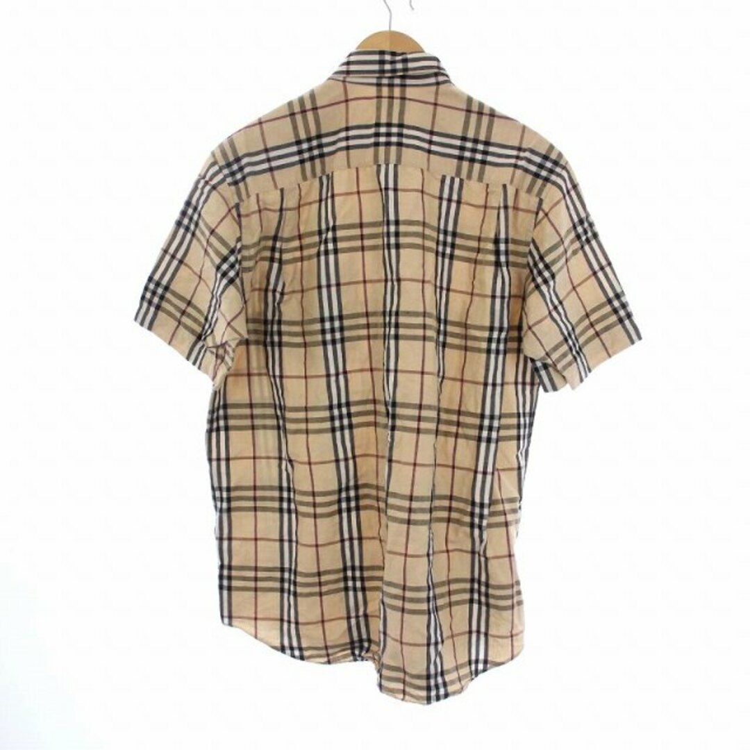 BURBERRY LONDON シャツ 半袖 ノバチェック リネンコットンの通販 by