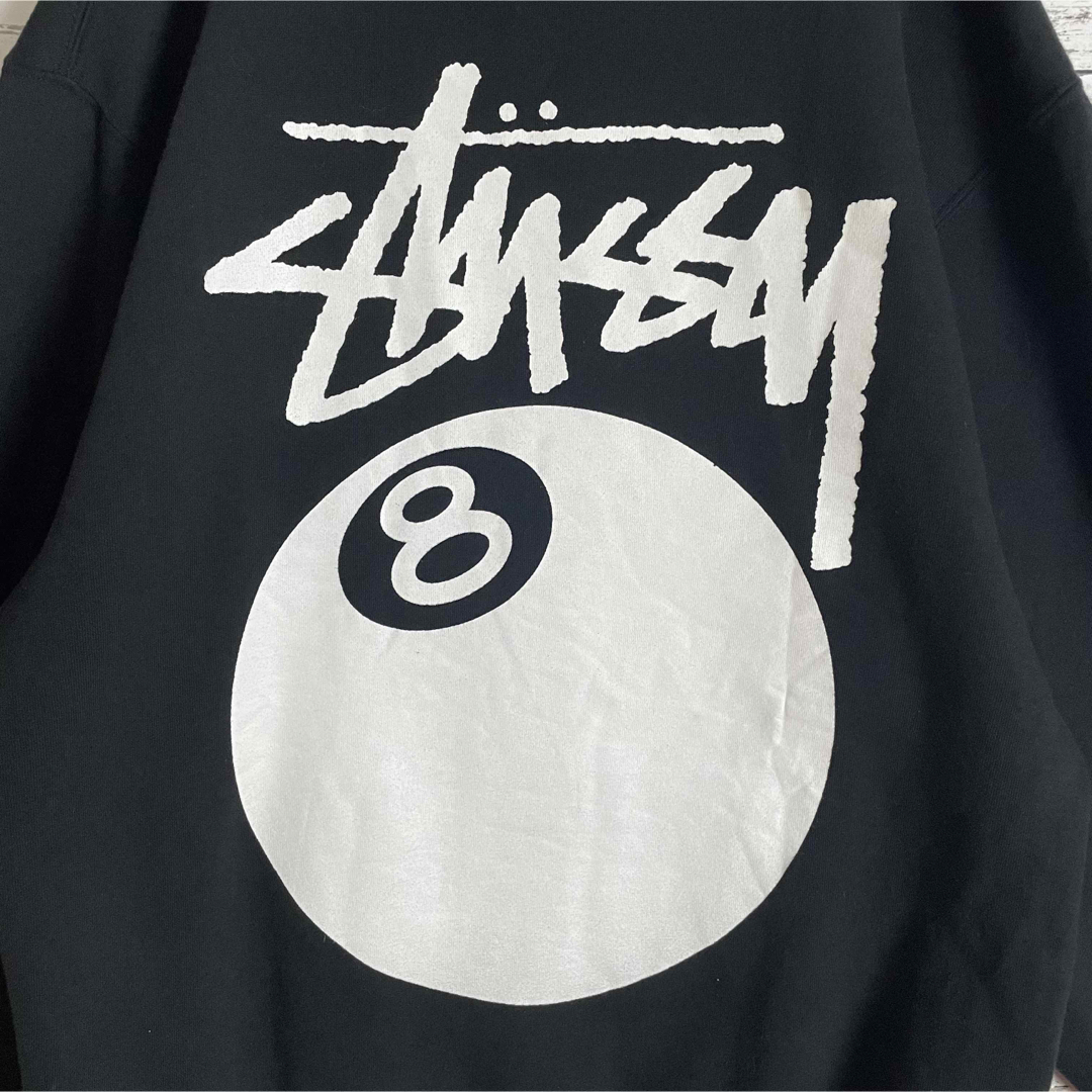 STUSSY(ステューシー)の【超絶人気モデル】ステューシー 8ボール バックプリント 即完売  パーカー メンズのトップス(パーカー)の商品写真