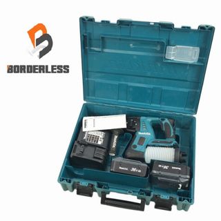 マキタ(Makita)の☆中古品☆makita マキタ 36V 26mm 充電式ハンマドリル HR262D バッテリー2個(2.2Ah) 充電器 集じんカップ ケース付 ハンマードリル 80551(工具)