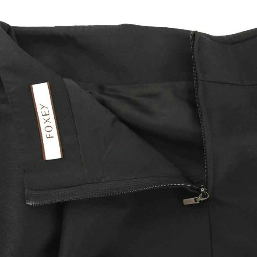 FOXEY(フォクシー)のフォクシー Skirt Fragonard フレアスカート ひざ丈 40 M 黒 レディースのスカート(ひざ丈スカート)の商品写真