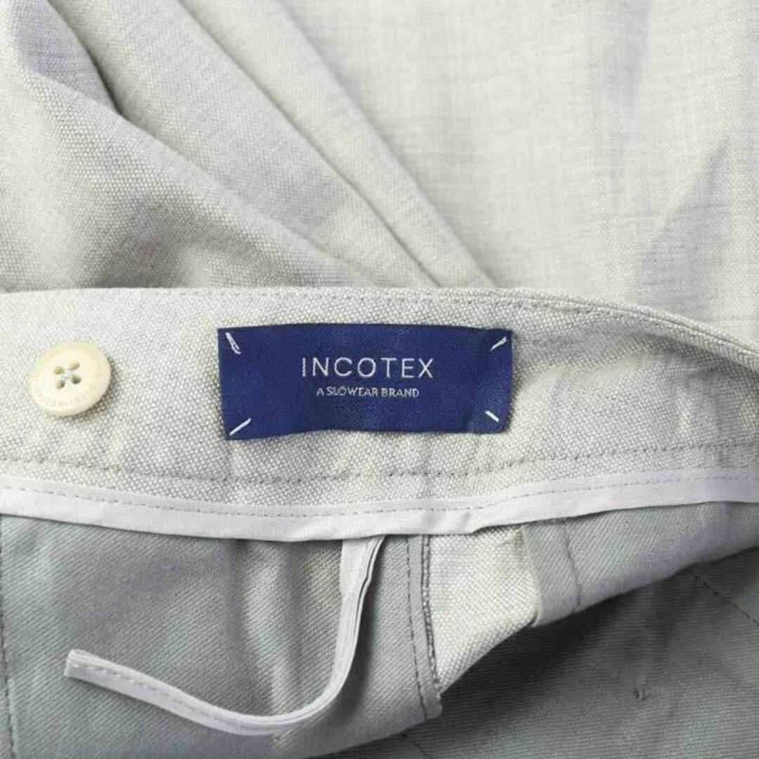 INCOTEX(インコテックス)のインコテックス ストレートパンツ スラックス ウール 38 S グレー レディースのパンツ(その他)の商品写真