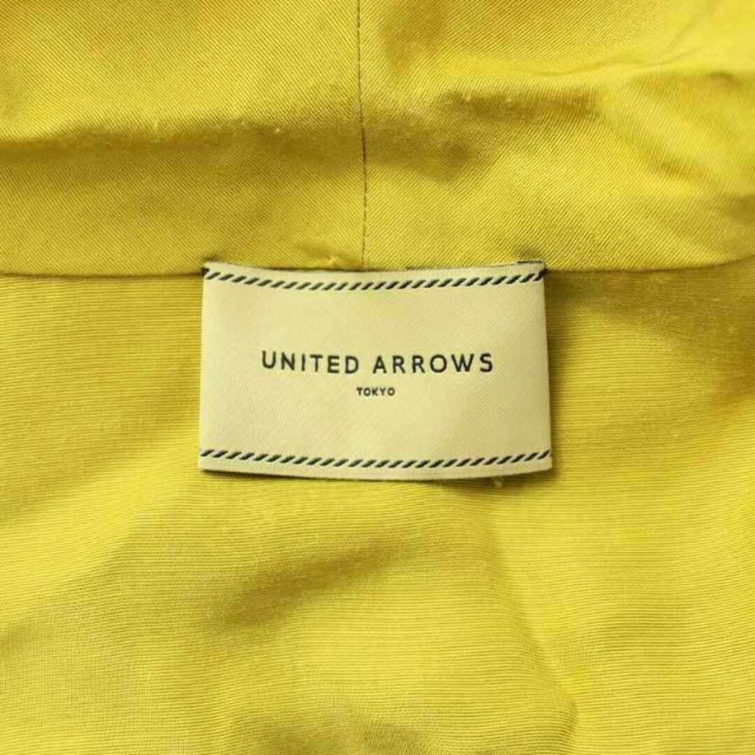 UNITED ARROWS(ユナイテッドアローズ)のユナイテッドアローズ ガウンコート ショールカラーコート 七分袖 シルク混 黄 レディースのジャケット/アウター(その他)の商品写真