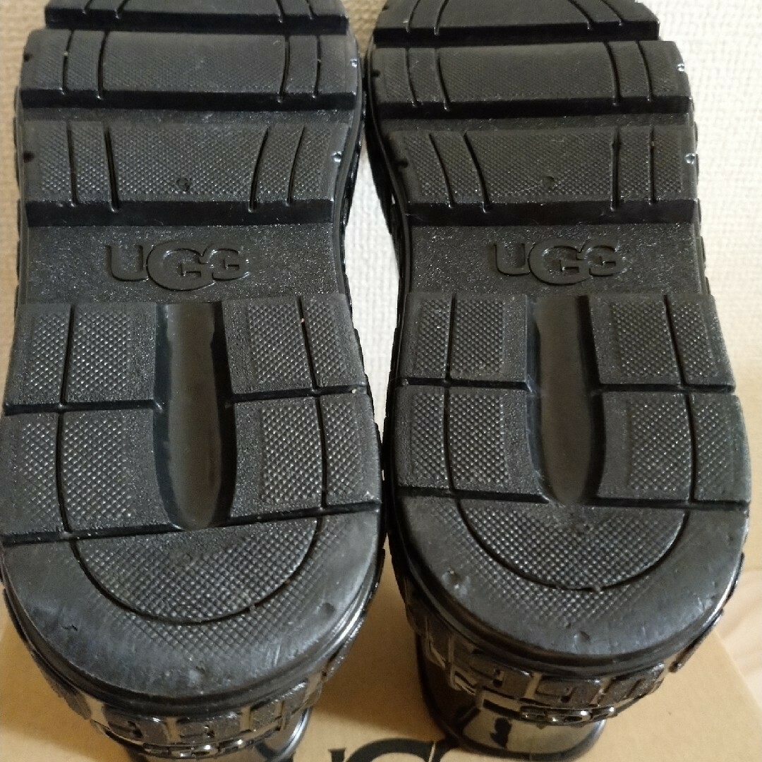 UGG(アグ)のUGG レインブーツ　25cm　ブラック　ドリズリータ レディースの靴/シューズ(レインブーツ/長靴)の商品写真