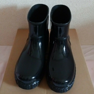 アグ(UGG)のUGG レインブーツ　25cm　ブラック　ドリズリータ(レインブーツ/長靴)