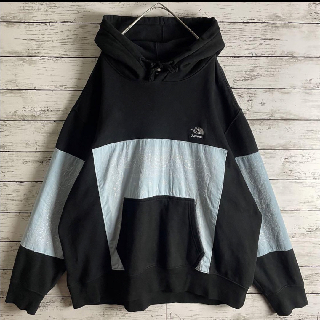 supremeパーカー　　ノースフェイスコラボ　size XL