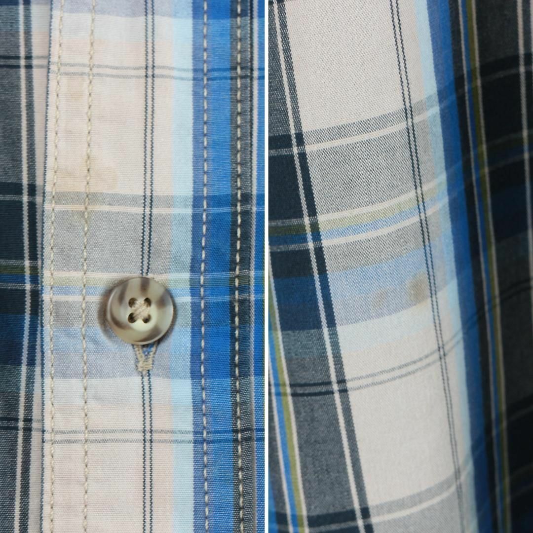 carhartt(カーハート)の【希少】carhartt オンブレチェックシャツ ビンテージ 90s 古着 長袖 メンズのトップス(シャツ)の商品写真
