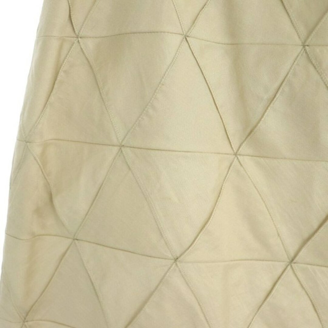 Sybilla(シビラ)のシビラ SYBILLA 台形スカート 膝丈 コットン混 M ベージュ レディースのスカート(ひざ丈スカート)の商品写真