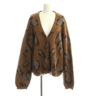 トゥデイフル(TODAYFUL)のトゥデイフル Leopard Mohair Cardigan カーディガン(カーディガン)