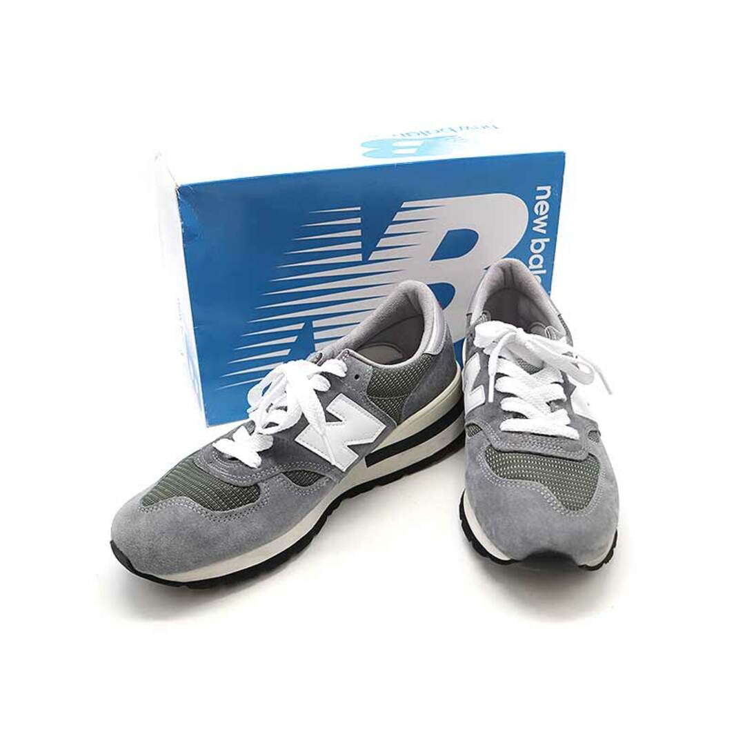 31cmワイズNEW BALANCE ニューバランス スニーカー M990VS1 グレー 27.5cm