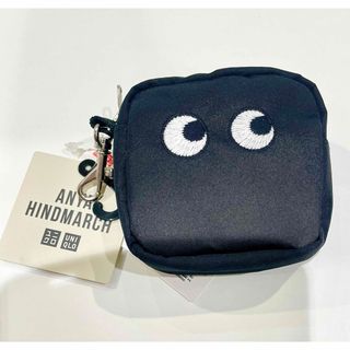 アニヤハインドマーチ(ANYA HINDMARCH)の【新品】ユニクロアニヤハインドマーチ　パッカブルバッグ　ブラック(エコバッグ)