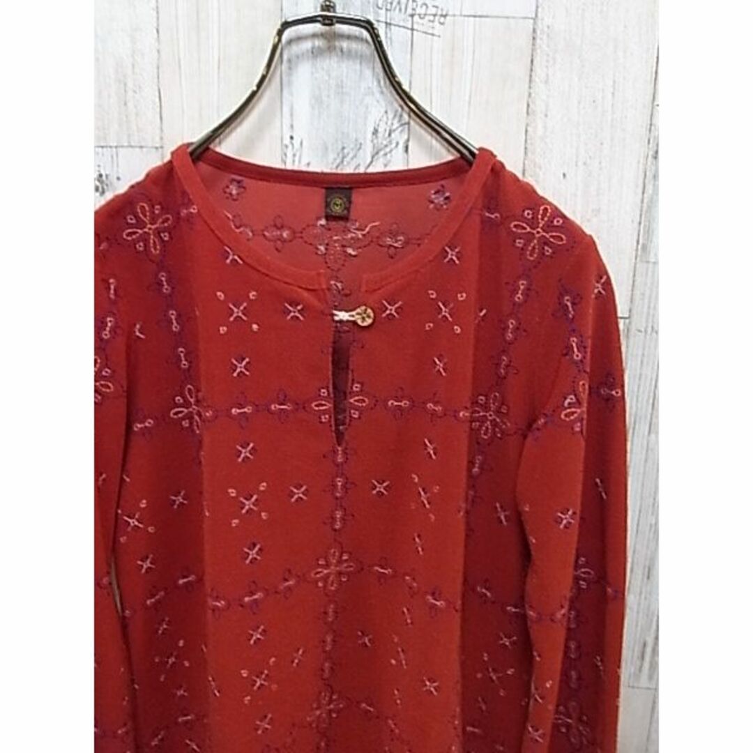 キンキースリック KINKY SLICK F レッド 長袖Ｔシャツ    レディースのトップス(Tシャツ(長袖/七分))の商品写真