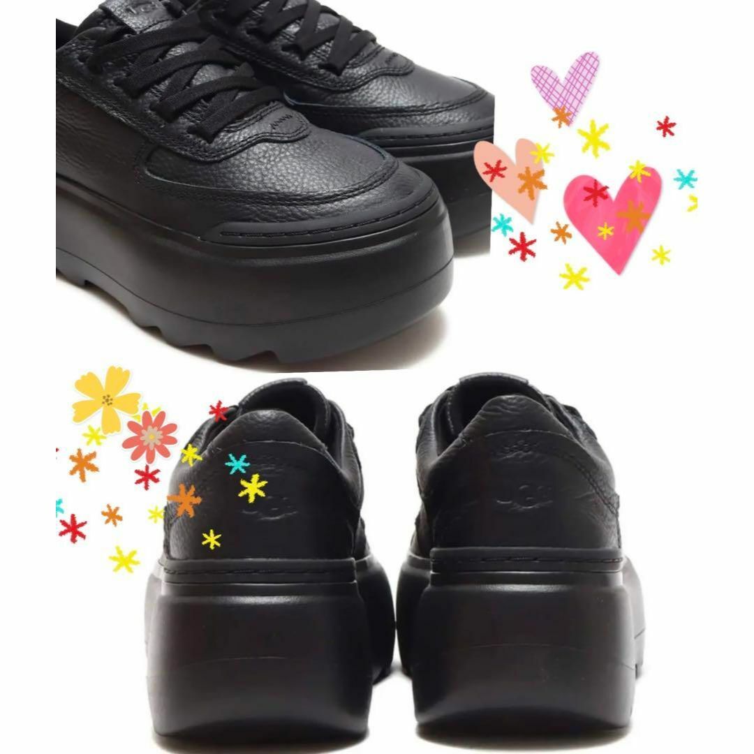 UGG(アグ)の完売しました。。。。 BLACK✨超超美品✨24.5✨UGG✨マリンメガ レース レディースの靴/シューズ(スニーカー)の商品写真