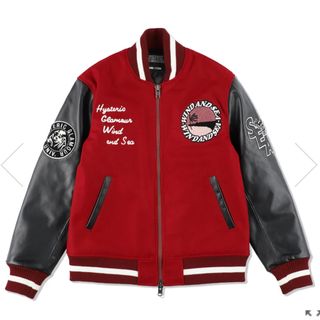 WIND AND SEA - HYSTERICGLAMOUR X WDS VARSITY JACKET 