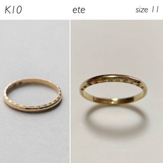 エテ(ete)のete クレールカットリング(リング(指輪))