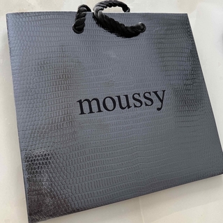 マウジー(moussy)の新品未使用品 moussy マウジー ショップバッグ クロコダイル柄(ショップ袋)