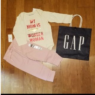 ベビーギャップ(babyGAP)の80 長袖ロンパース&レギンス(ロンパース)