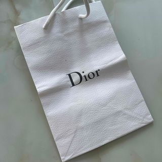 クリスチャンディオール(Christian Dior)のChristianDior クリスチャンディオール ショップバッグ 中 白(ショップ袋)