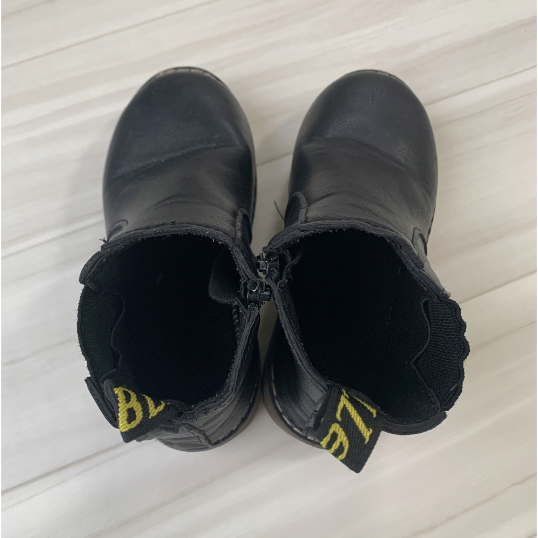 URBAN CHERRYサイドゴアブーツ18.5ブラック キッズ/ベビー/マタニティのキッズ靴/シューズ(15cm~)(ブーツ)の商品写真