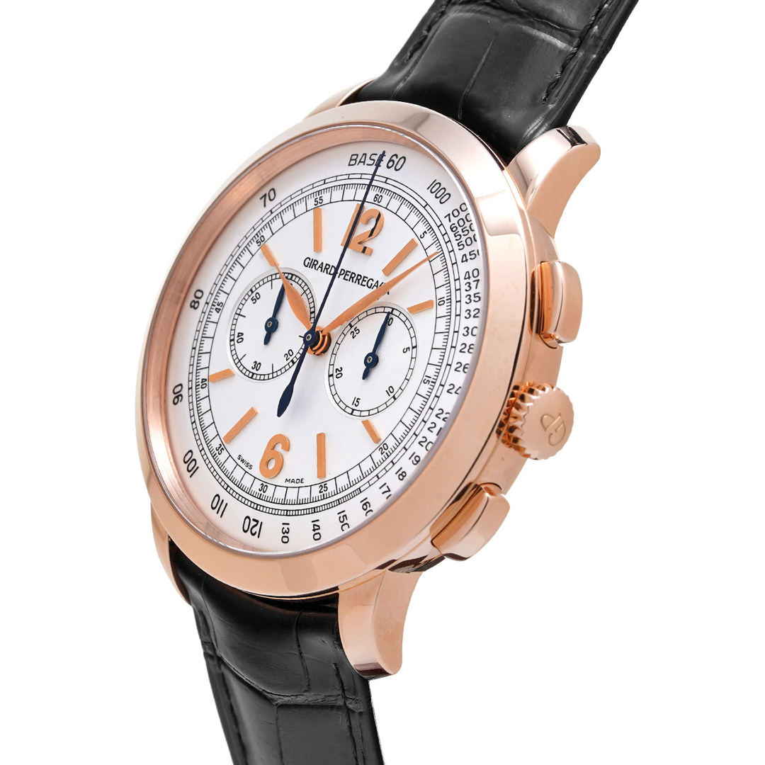 GIRARD-PERREGAUX(ジラールペルゴ)の中古 ジラール ペルゴ GIRARD-PERREGAUX 49539-52-151-BK6A シルバー メンズ 腕時計 メンズの時計(腕時計(アナログ))の商品写真