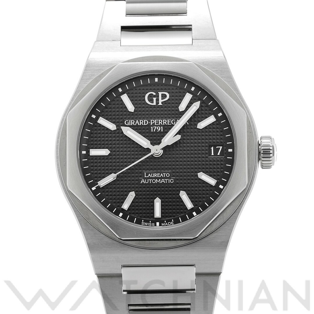 GIRARD-PERREGAUX(ジラールペルゴ)の中古 ジラール ペルゴ GIRARD-PERREGAUX 81010-11-634-11A ブラック メンズ 腕時計 メンズの時計(腕時計(アナログ))の商品写真