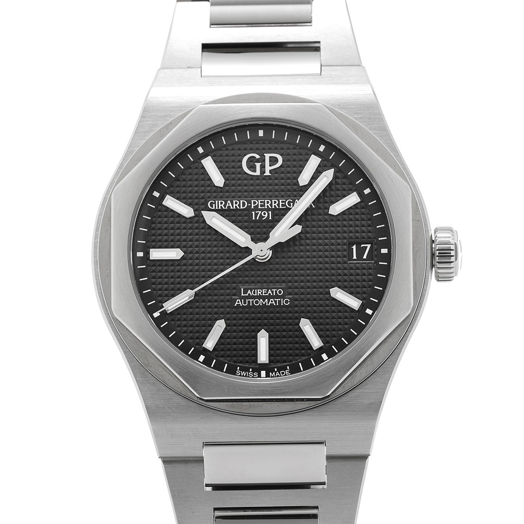 GIRARD-PERREGAUX(ジラールペルゴ)の中古 ジラール ペルゴ GIRARD-PERREGAUX 81010-11-634-11A ブラック メンズ 腕時計 メンズの時計(腕時計(アナログ))の商品写真