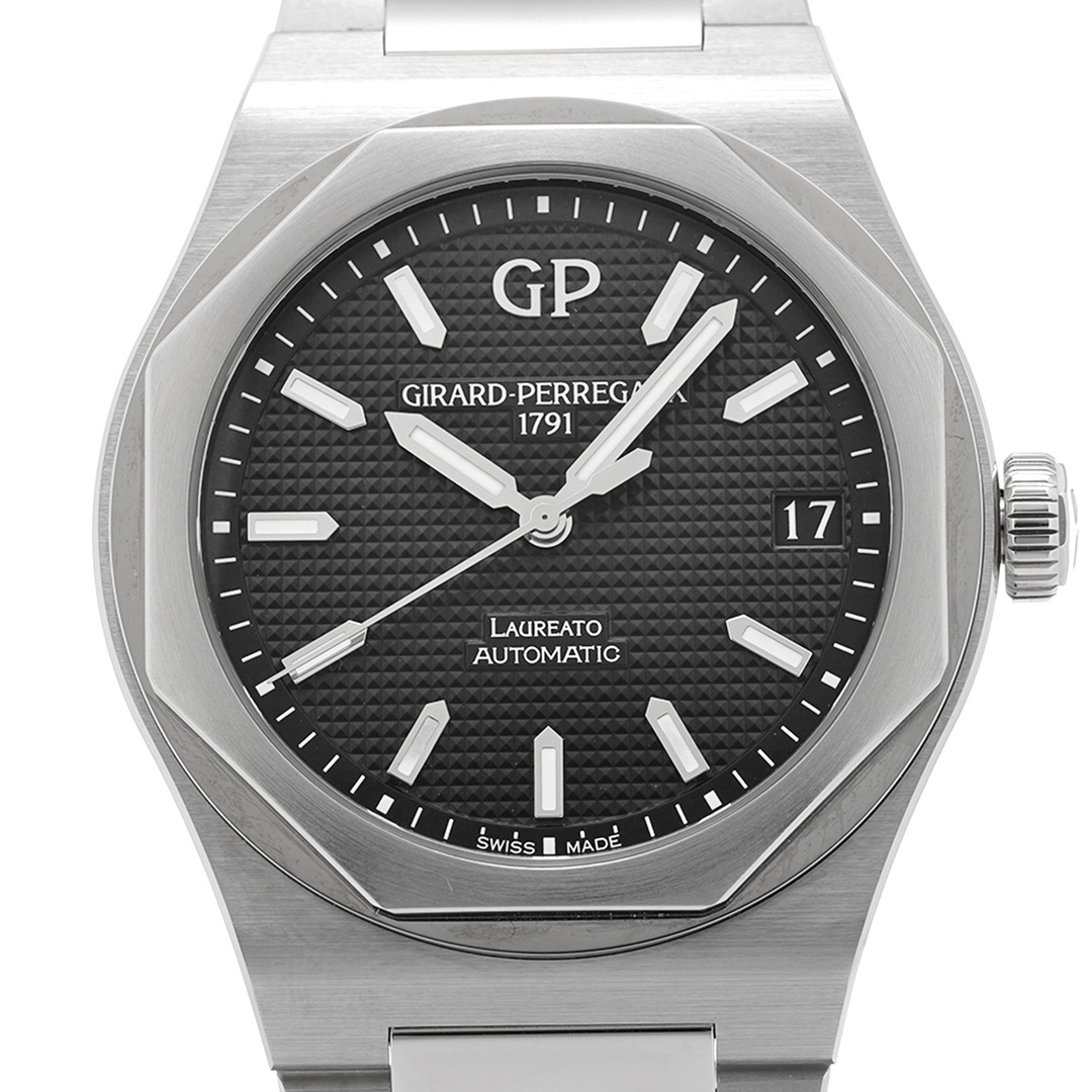 GIRARD-PERREGAUX(ジラールペルゴ)の中古 ジラール ペルゴ GIRARD-PERREGAUX 81010-11-634-11A ブラック メンズ 腕時計 メンズの時計(腕時計(アナログ))の商品写真