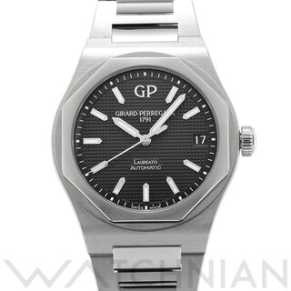 ジラールペルゴ(GIRARD-PERREGAUX)の中古 ジラール ペルゴ GIRARD-PERREGAUX 81010-11-634-11A ブラック メンズ 腕時計(腕時計(アナログ))