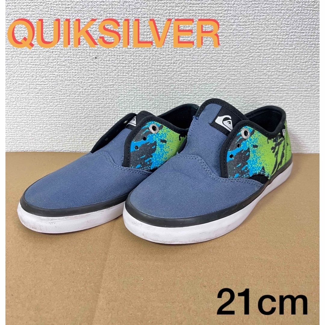 QUIKSILVER(クイックシルバー)の QUIKSILVER スニーカー 21センチ キッズ/ベビー/マタニティのキッズ靴/シューズ(15cm~)(スニーカー)の商品写真