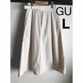 ジーユー(GU)のGUコーデュロイスカート Lsize(ロングスカート)