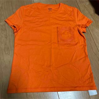 エルメス(Hermes)のエルメス Tシャツ モザイク刺繍入りポケット コットン 34(Tシャツ(半袖/袖なし))