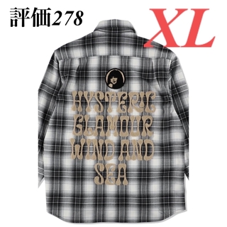 HYSTERIC GLAMOUR x WDS Check Shirt 黒 XL