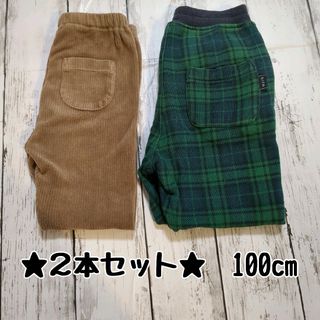 ユニクロ(UNIQLO)の【ユニクロほか】秋冬　ズボン　２本セット＆　ティンカーベル　パンツ　100cm(パンツ/スパッツ)