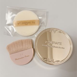 キャンメイク(CANMAKE)のCANMAKE マシュマロフィニッシュパウダー+限定ブラシセット(フェイスパウダー)