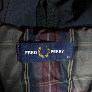 【ライナー付き】【8】FRED PERRY モッズコート レディース 刺繍ロゴ