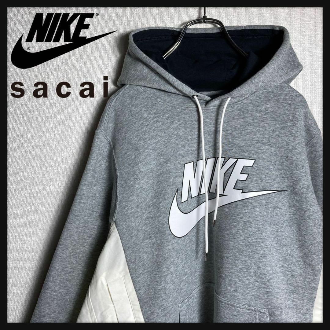 【美品】NIKE x sacai コラボパーカー 切り替え サイズ2 即完モデル | フリマアプリ ラクマ