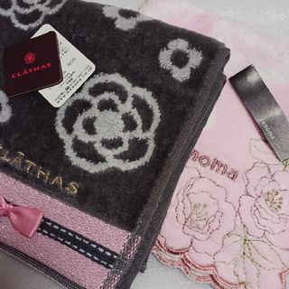 クレイサス(CLATHAS)の値下げ📌クレイサス&レノマ☆タオルハンカチ2枚セット🌼(ハンカチ)