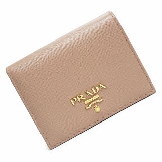 PRADA プラダ 1MH132 長財布ニ折小銭入付き CIPRIA ベージュ系 レディース