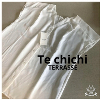 テチチ(Techichi)の新品タグ付き✨Te chichi TERRASSE デシンブラウス(シャツ/ブラウス(半袖/袖なし))