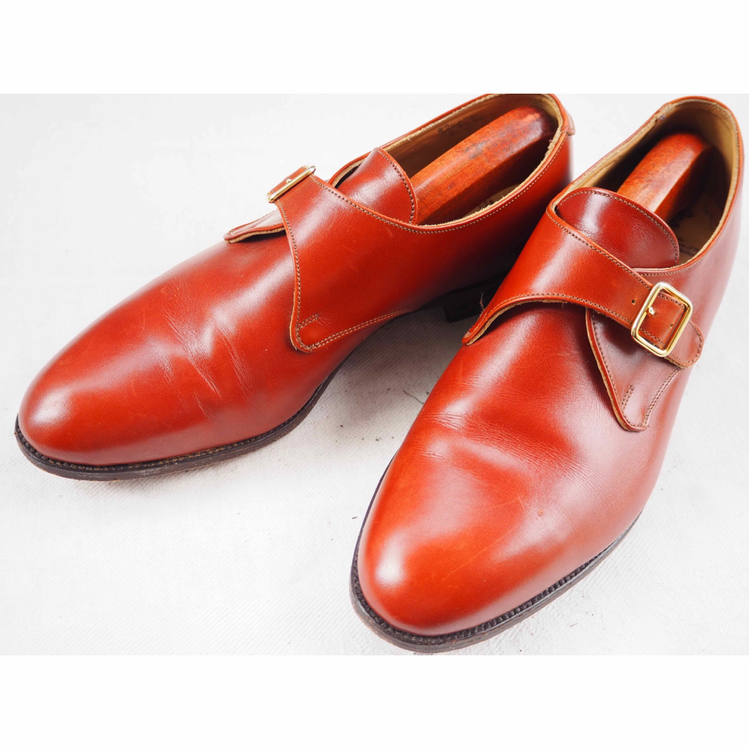 エドワードグリーン90s Tricker's Brown Monk strap Shoes