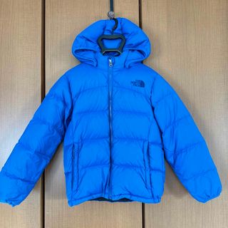 ザノースフェイス(THE NORTH FACE)のノースフェイス　青　キッズ　150 ダウン(ジャケット/上着)