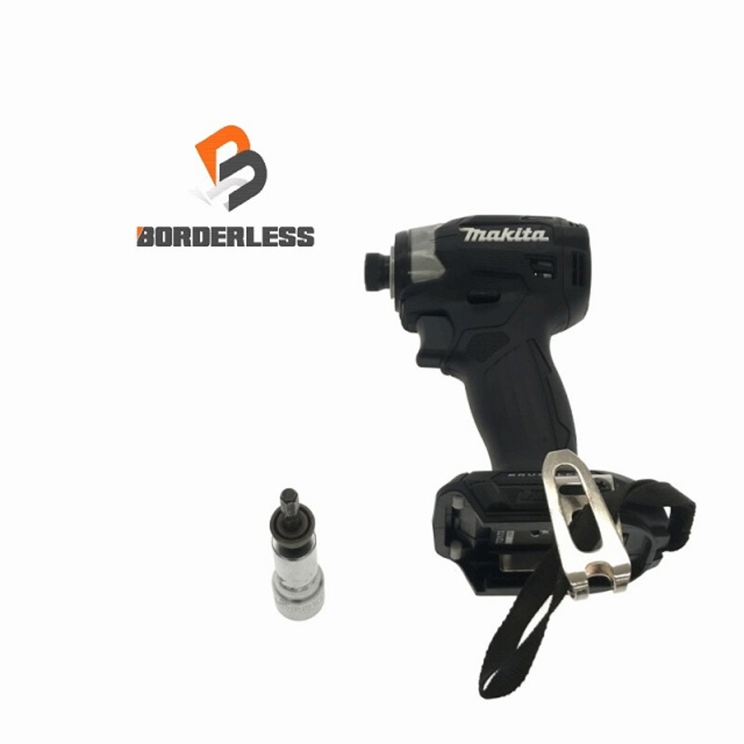 ☆美品☆ makita マキタ 18V 充電式インパクトドライバ TD173DZ 本体のみ 黒/ブラック 82011バイク