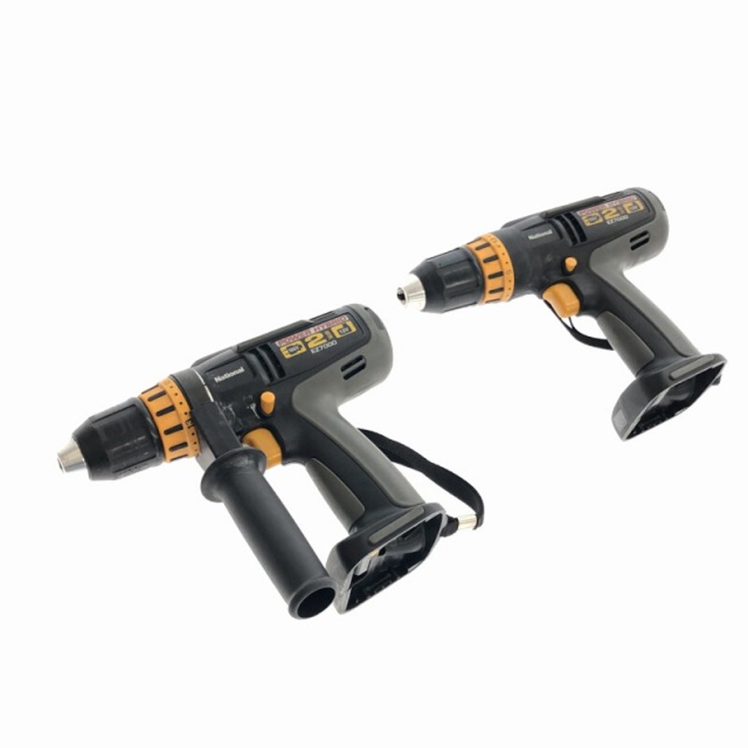 Panasonic - ☆中古品 2台セット☆National 2電源ドリル Panasonic - ☆中古品 2台セット☆National 2電源ドリル