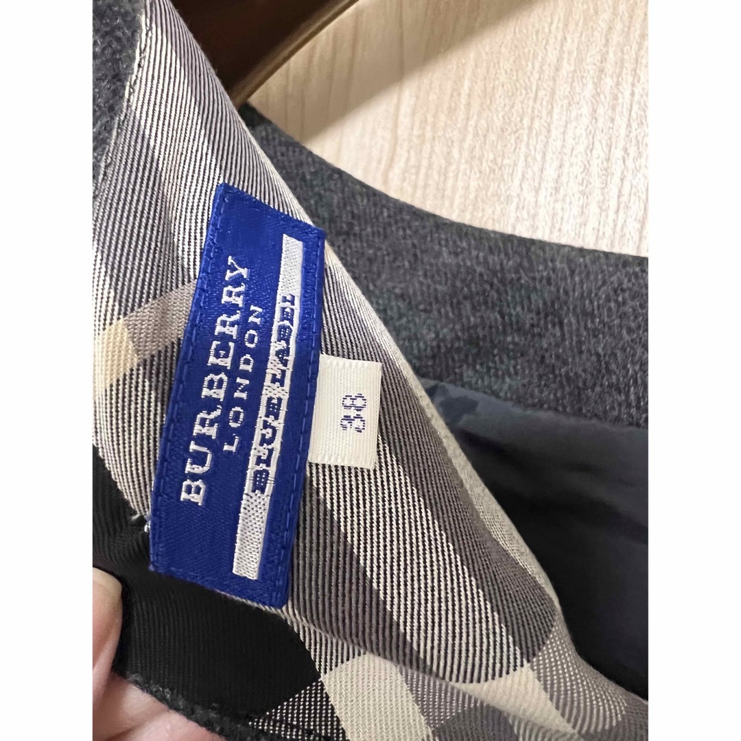 BURBERRY BLUE LABEL(バーバリーブルーレーベル)の【BURBERRY BLUE LABEL】カシミヤ混ウールワンピース レディースのワンピース(ミニワンピース)の商品写真