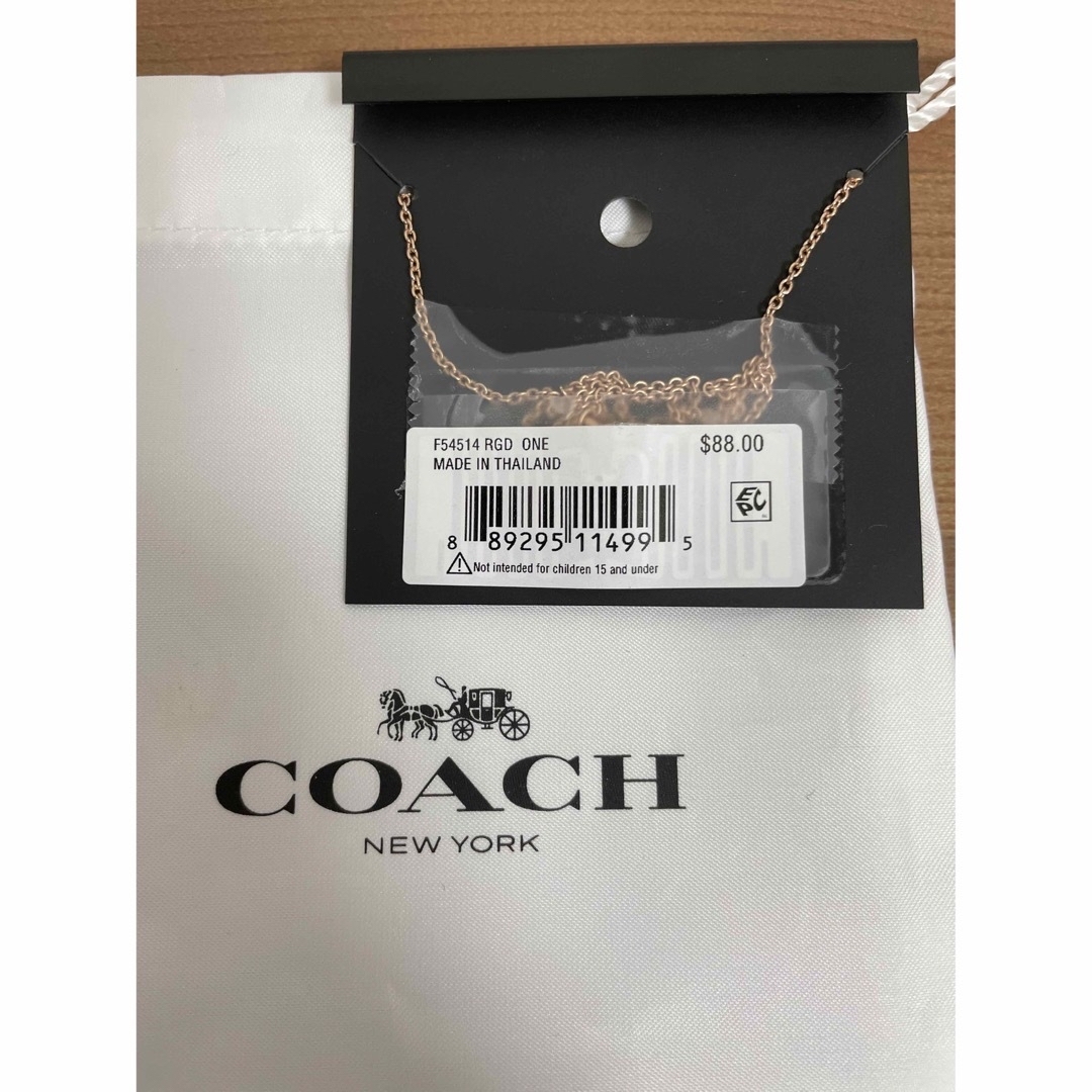COACH(コーチ)の【新品・正規品】 COACH ネックレス　F54514 レディースのアクセサリー(ネックレス)の商品写真