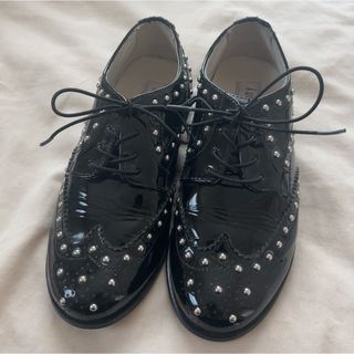 チャムニー(chamny)のchamny/チャムニー キッズ レザー シューズ Studs Wing Tip(フォーマルシューズ)