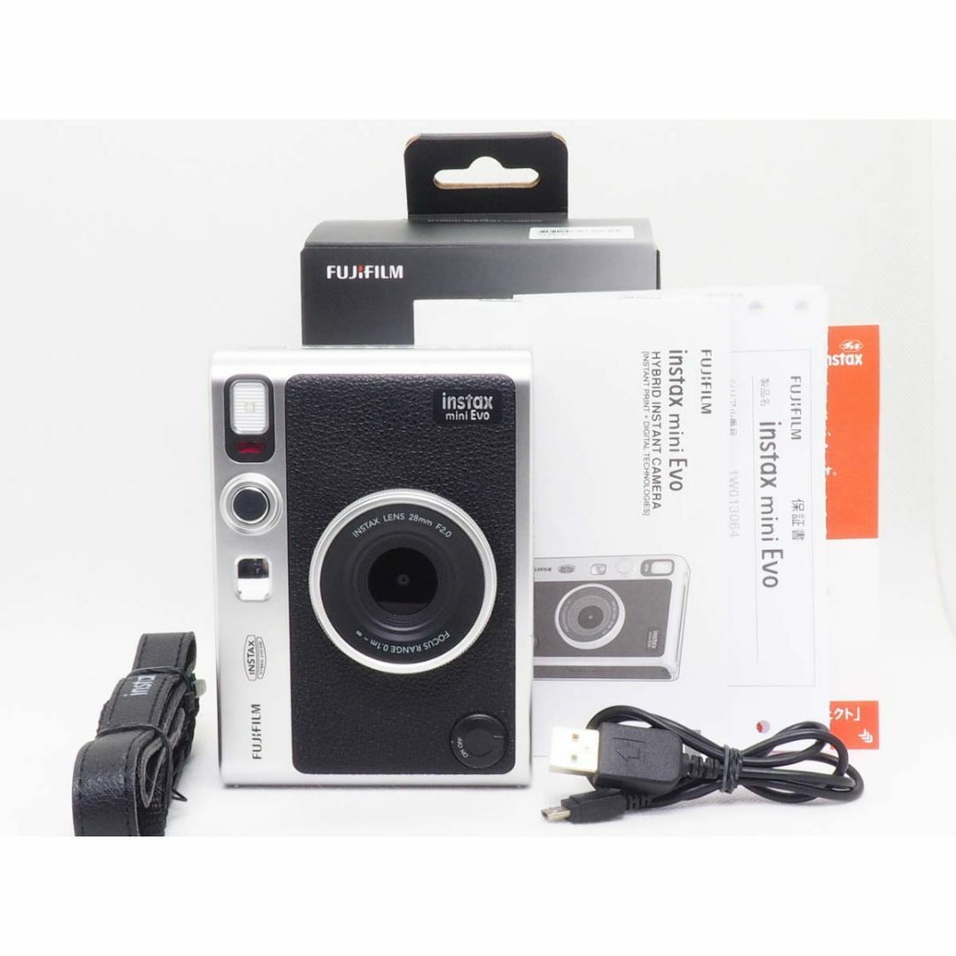 ほぼ新品 　FUJIFILM チェキ Instax mini EVO　付属品完備フジフィルム