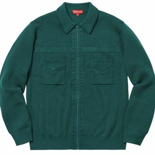 シュプリーム(Supreme)のTeal M 18AW Supreme Corduroy Detailed Zi(カーディガン)